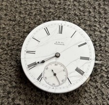 Antique A.M. Watch Co Waltham Adjusted 1637656 Watch 1/1 On eBay