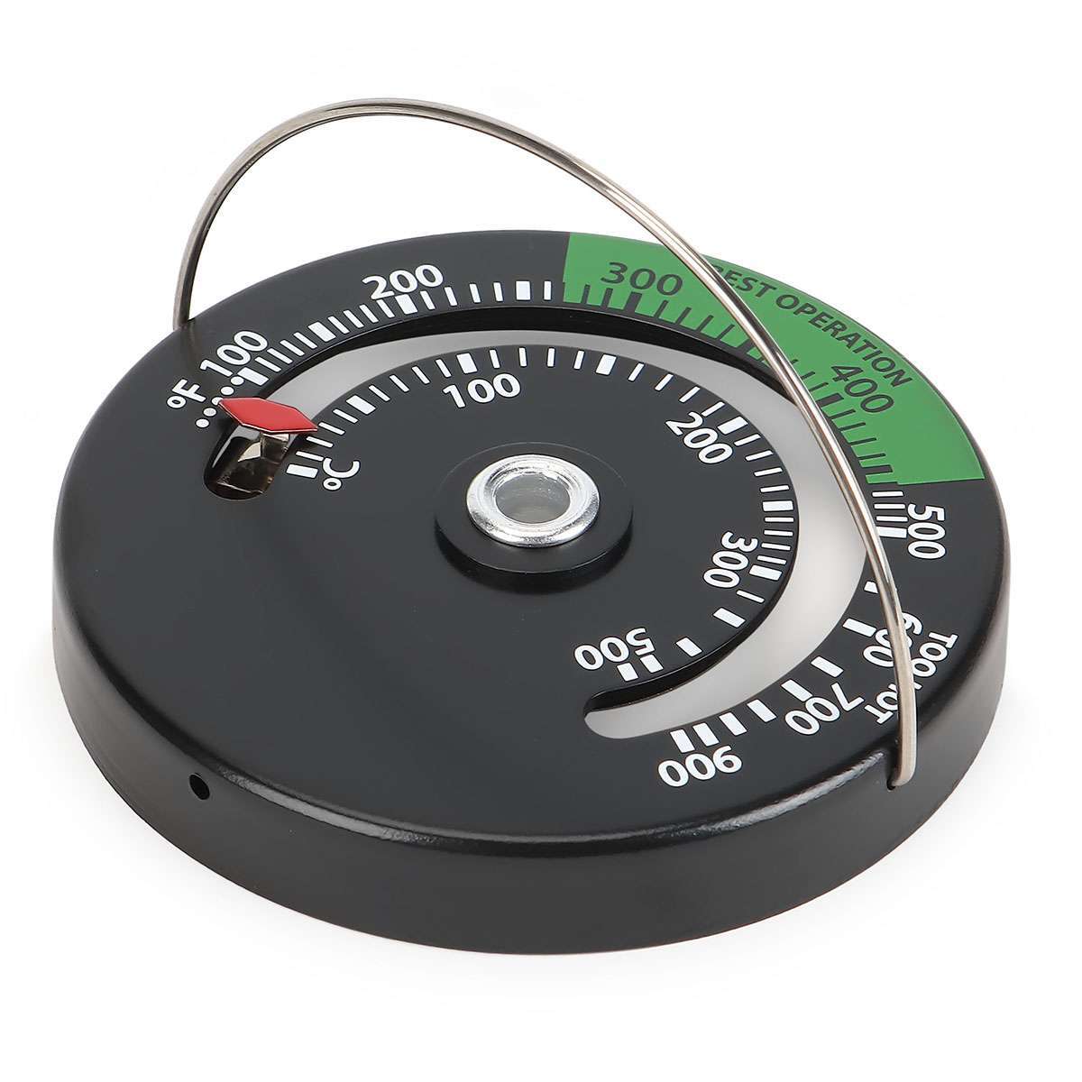 Magnetic Wood Stove Pipe Fire place Heat Temperature Gauge Thermometer Tester