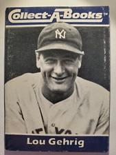 1990 Collect-A-Books Lou Gehrig #34 Baseball DNA Games