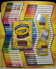 Colossal Crayola Color 65 30 Super Tips 35 Pop Squeaks