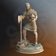Nils Olav Human Viking Fighter Barbarian Miniature  D D DnD 