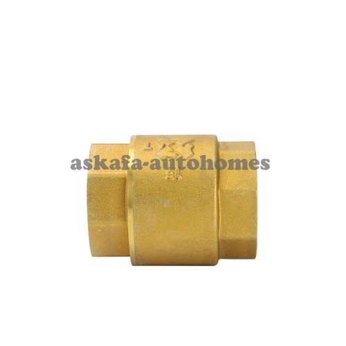 Brass In-Line Spring Vertical Check Valve for Water meter 1/2" 3/4" 1 inch - Picture 4 of 4