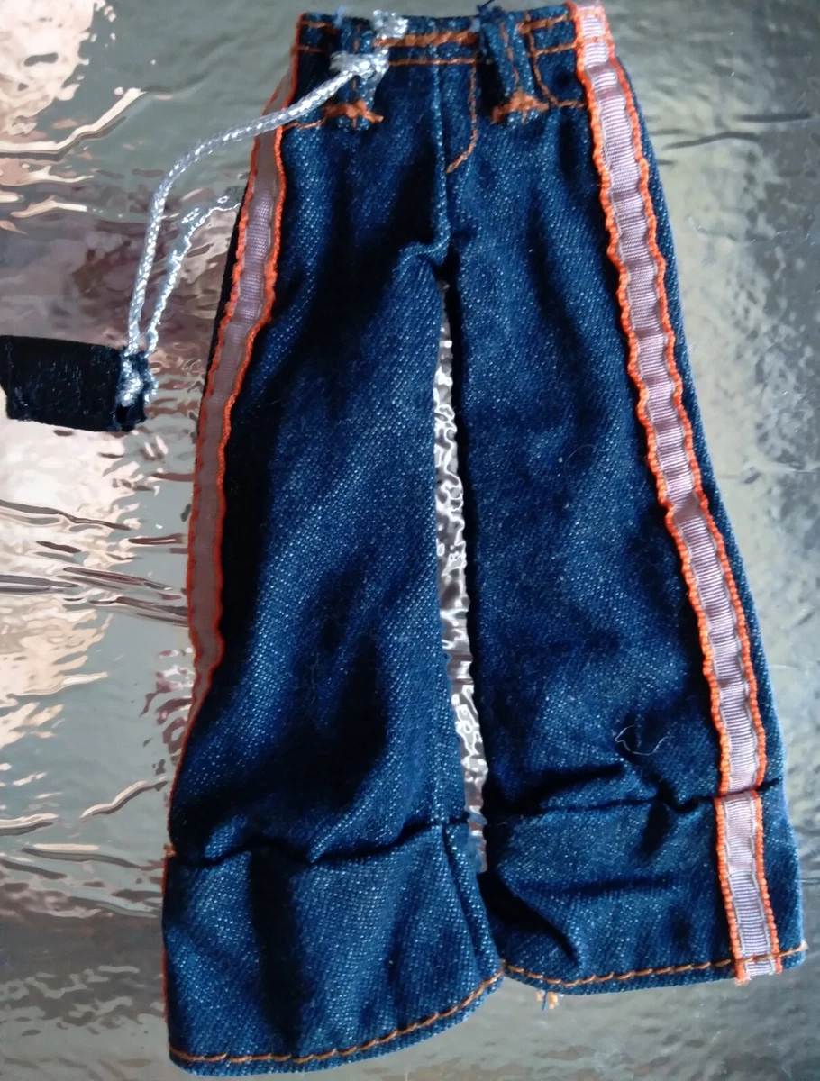 Blue jeans hotsell with orange stripe