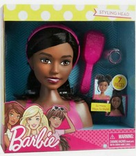 african american barbie doll head