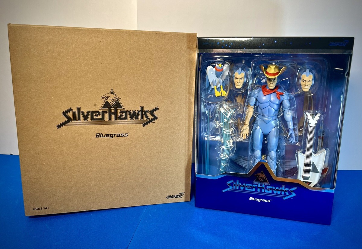 2023 Super7 Ultimates! Silverhawks - BLUEGRASS Action Figure 2023 Super7 Ultimates! Silverhawks - BLUEGRASS Action Figure