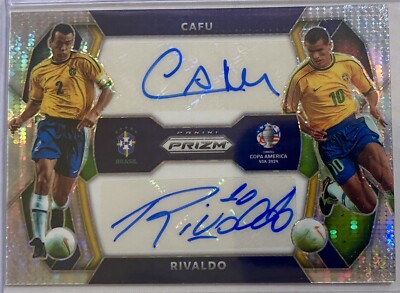 2024 Panini Prizm Copa America Pulsar Prizm Dual Signatures Auto 