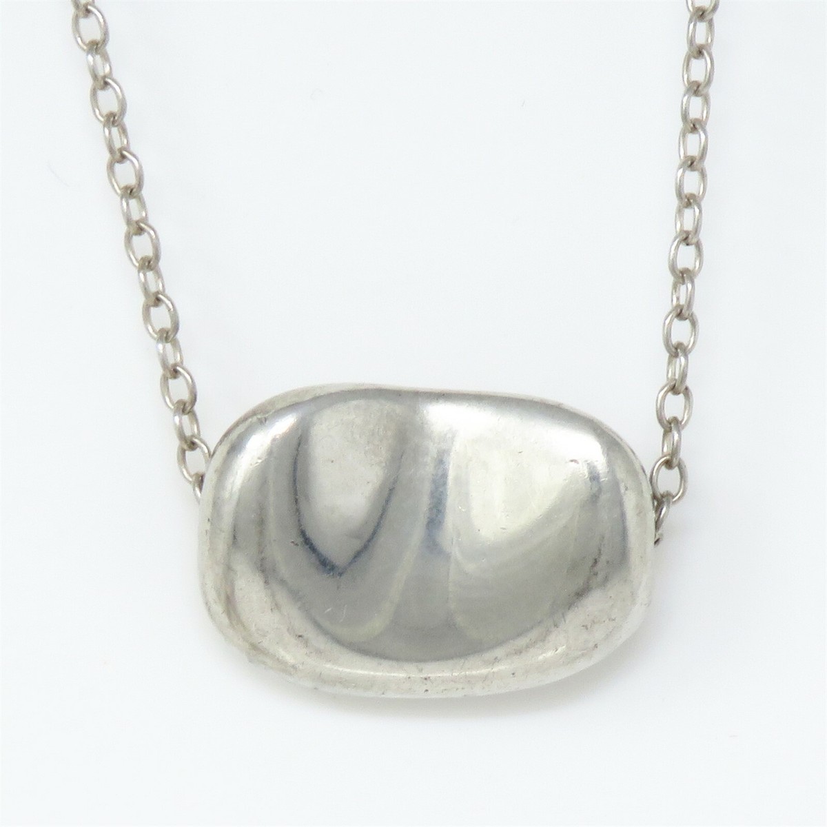 Tiffany & Co. Elsa Peretti ビーンネックレス 925 NYJEWEL Tiffany & Co. Elsa Peretti 925 Silver Large 20mm