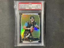 2014. Blake Bortles Topps Chrome  FOOTBALL. Black Refractor RC PSA 10. 173/299