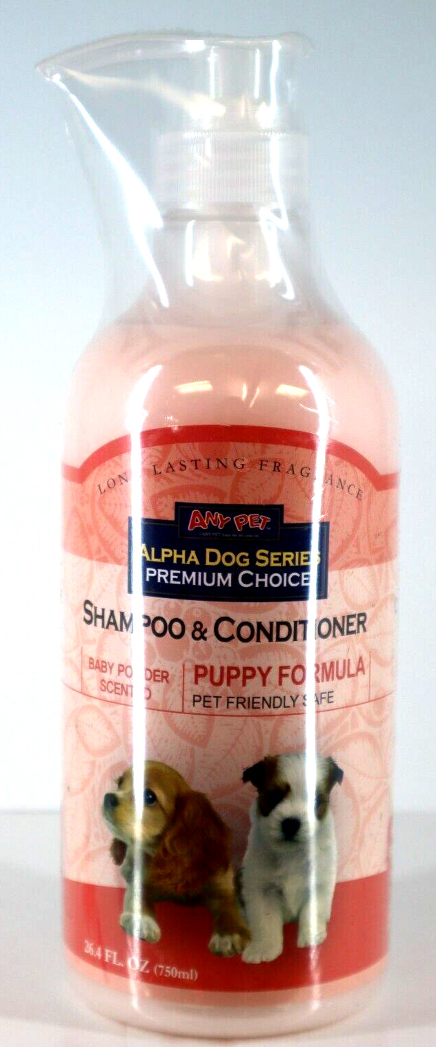 Any Pet Alpha Dog Series Shampoo & Conditioner Puppy Formula - Baby Powder Scent