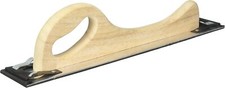 Handheld Sanding Board With Hardwood Handles And Rust Proof Aluminum Base Handheld Sanding Board With Hardwood Handles And Rust Proof Aluminum Base