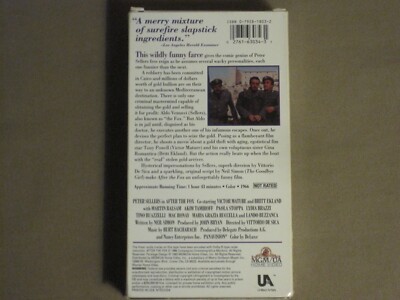 AFTER THE FOX (1966) VHS VITTORIO DE SICA PETER SELLERS VICTOR