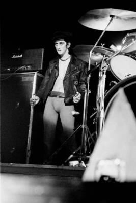 Gary Holton Lead Singer With English Band Heavy Metal Kids 2 Old Music Photo