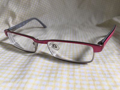 Ray Ban RB 1032 4015 Red Gray Eyeglasses Frames 47 15 125