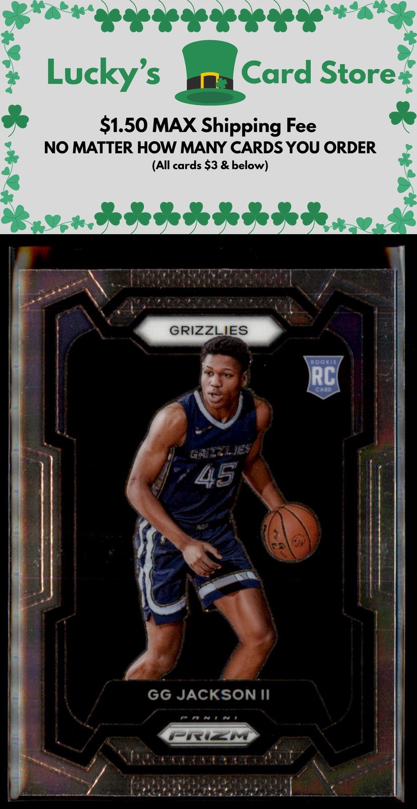2023-24 Panini Prizm #179 GG Jackson II Rookie