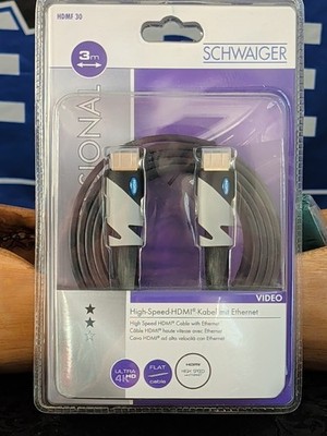 Schwaiger High-Speed-HDMI-Kabel mit Ethernet 3m