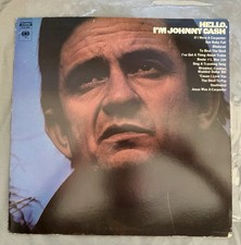 Johnny Cash Hello, I'm Johnny Cash LP Vinyl 12