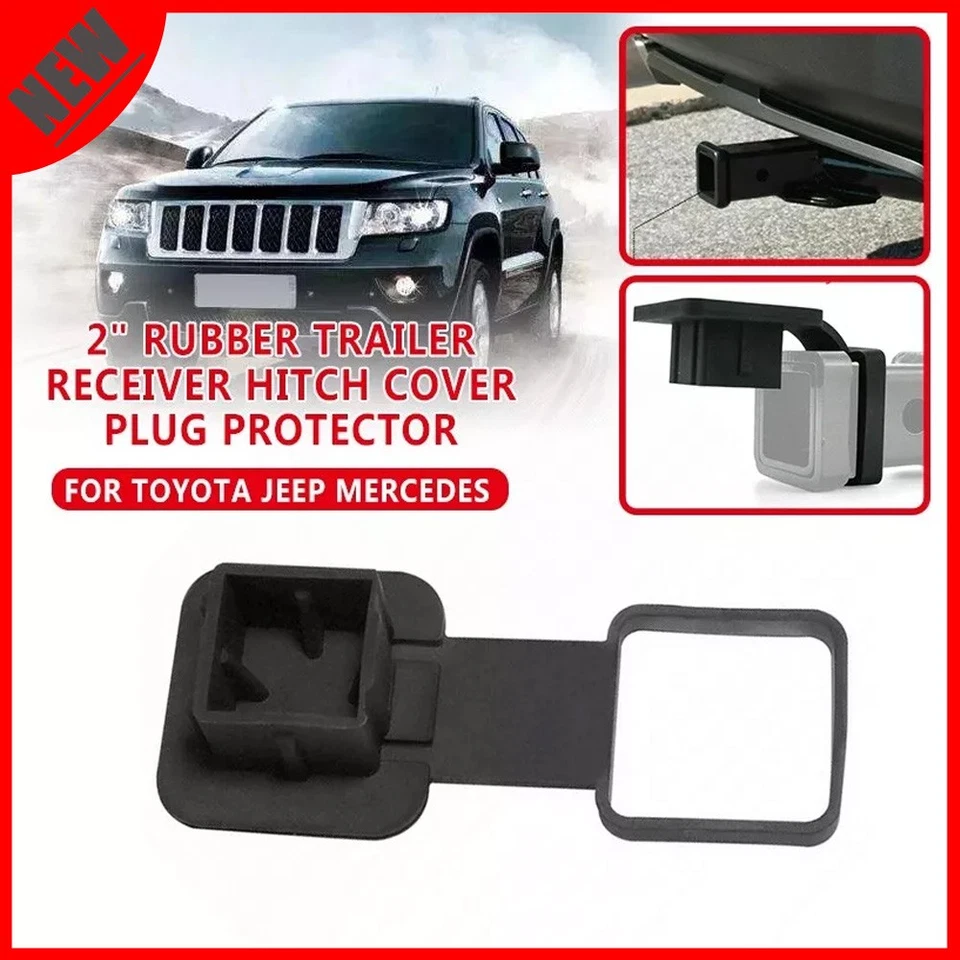2" Hitch Receiver Cover Tow Trailer Tube Plug Cap 4-Way Flat Insert For BMW M3 Foto 2 de 4