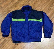 Vintage Columbia 90's Blue Bugaboo Ski 3 In 1 Removable Fleece Liner Jacket