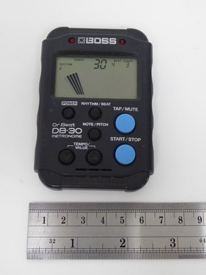 BOSS Dr. Beat DB-30 Pocket-Size Metronome w/ Rhythm Patterns - Black