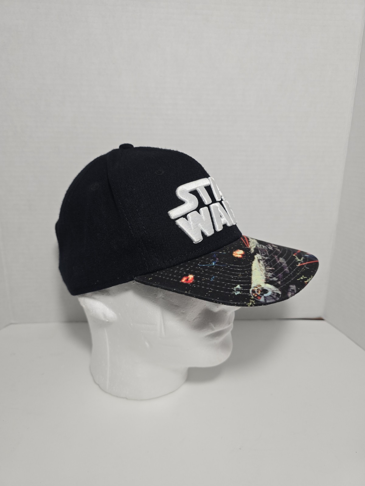 Star Wars Millenium Falcon Black Embroidered Hat … - image 2