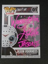 WARRINGTON GILLETTE Signed Autograph In Person FUNKO POP JASON VORHEES 01 ACOA