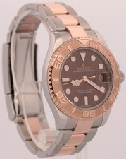 2024 PAPERS Rolex Yacht-Master 37mm Steel 18K Gold CHOCOLATE Brown 268621 BOX 4