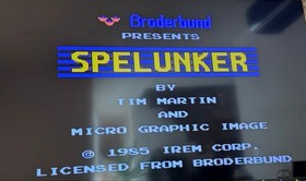 [Rare] Good condition Spelunker No light emitting diode type Late Famicom Rare