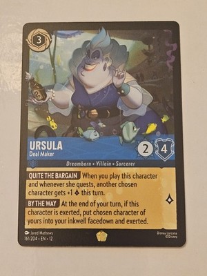 Ursula - Deal Maker - 161/204 - Legendary Lorcana  Wilds Unknown Non Foil Reg