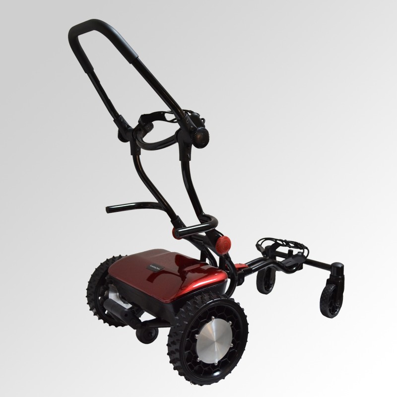 折りたたみ式電動ゴルフカート CT-2000-BA-R2 リモコン付き（レッド) Caddytrek R2 Remote Controlled Golf Bag Cart Caddy - Red for sale