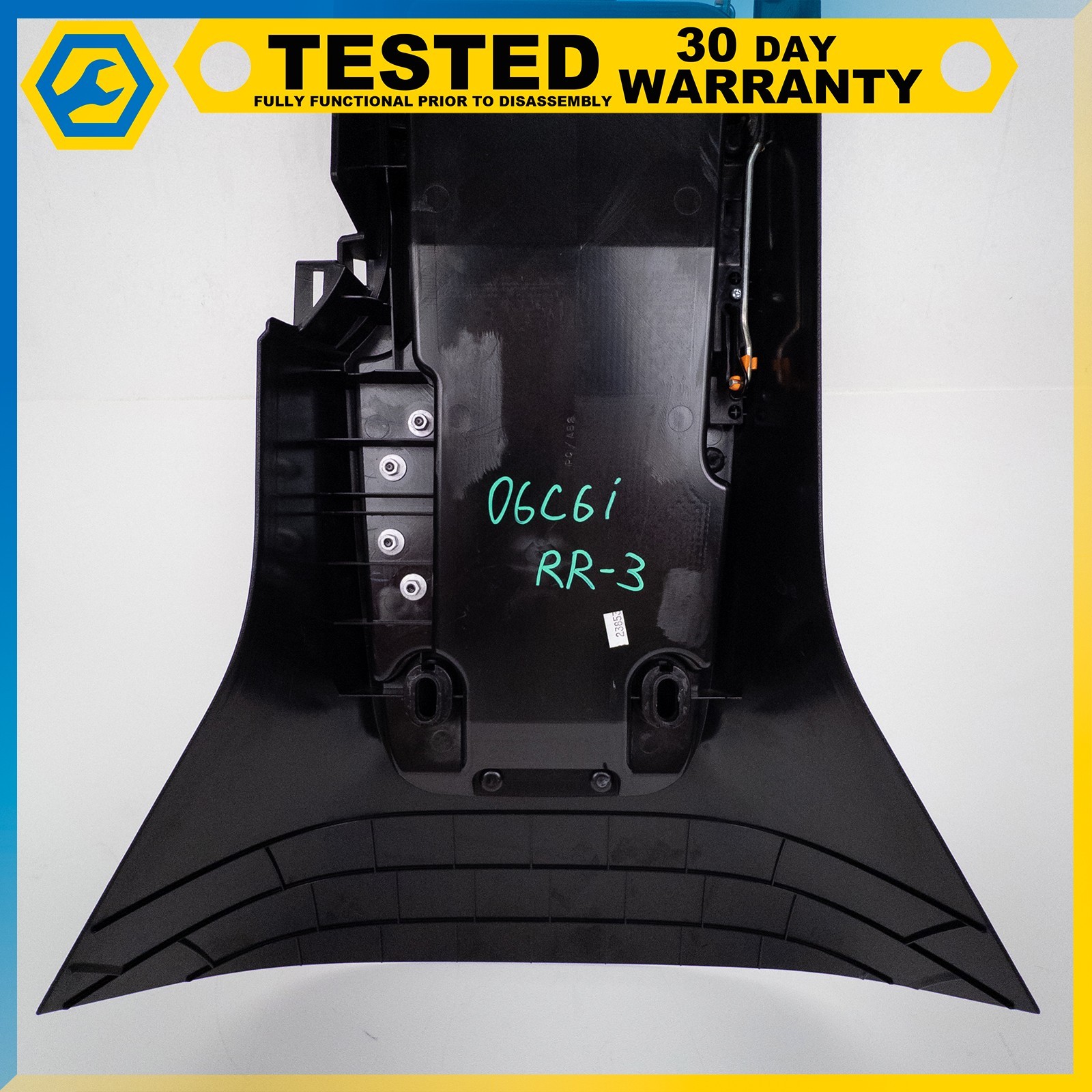 05-13 CHEVROLET CORVETTE C6 FRONT CENTER CONSOLE ARM REST LID ASSEMBLY BLACK OEM