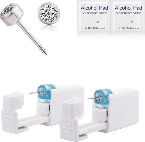 Ear Piercing Kit Titanium G23, Disposable Ear Piercing Gun Kit with F136 Medical image 12