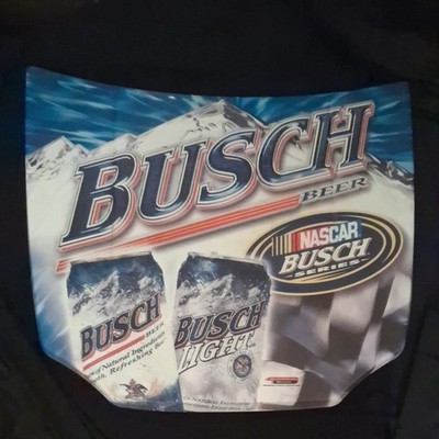 Busch Beer NASCAR Busch Series Advertising Sign Anheuser-Busch Breweriana