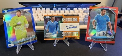 26 Panini FIFA Soccer Lazio 3-Card Lot SS-LL  Auto /99 Pedro /149 Mandas/199