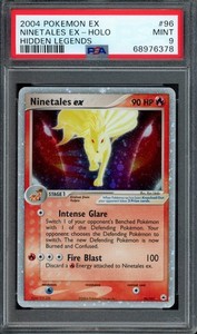 Pokemon Ninetales ex Holo 2004 EX Hidden Legends #96 PSA 9 Mint