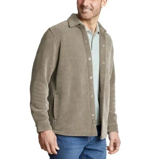 Copper & Oak Men's Side Pocket Comfort Stretch Jacket, Brown, Size M - product detail image 3
