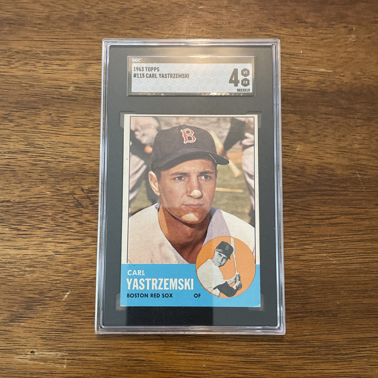 1963 Topps Carl Yastrzemski #115 SGC 4