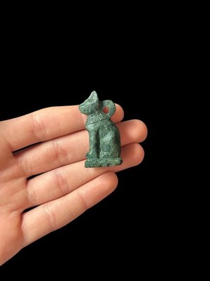 Anhänger für Bastet Katze, altägyptische Göttin Bastet Amulett, Katzenliebhaber Geschenk