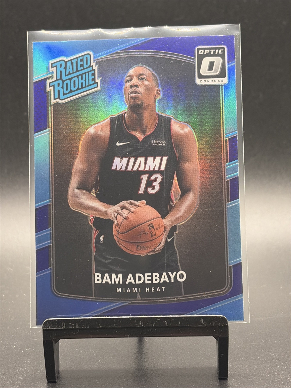 2017-18 Donruss Optic Purple #187 Bam Adebayo RC Heat