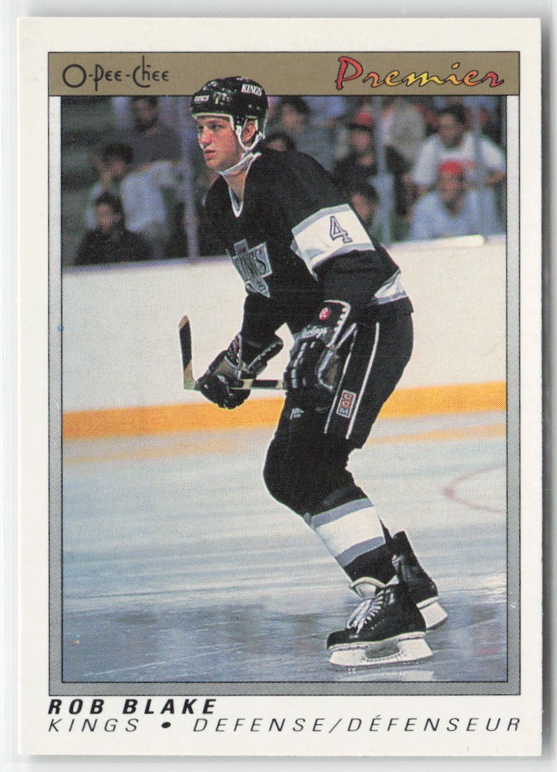 1990-91 O-Pee-Chee Premier - Rob Blake #6 (RC)