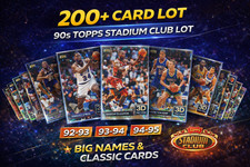 Huge 90s NBA Topps Stadium Club Bulk Lot | 200+ Cards | 92-93 93-94 94-95 | Shaq