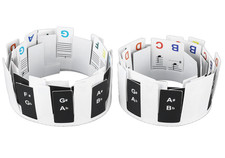 Removable Piano Key Stickers Color Note Labels Kids Beginner Learning For 88/77