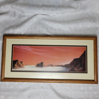 #ad #ad Kim Poor “Dawn in the Labyrinth” Signed Inscribed Lithograph – Framed Art $40.00