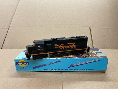 ATHEARN HO SCALE DIESELLOK GP60 RIO GRANDE SCHWARZ N.3154 SCHÖN! | Zustand: Used