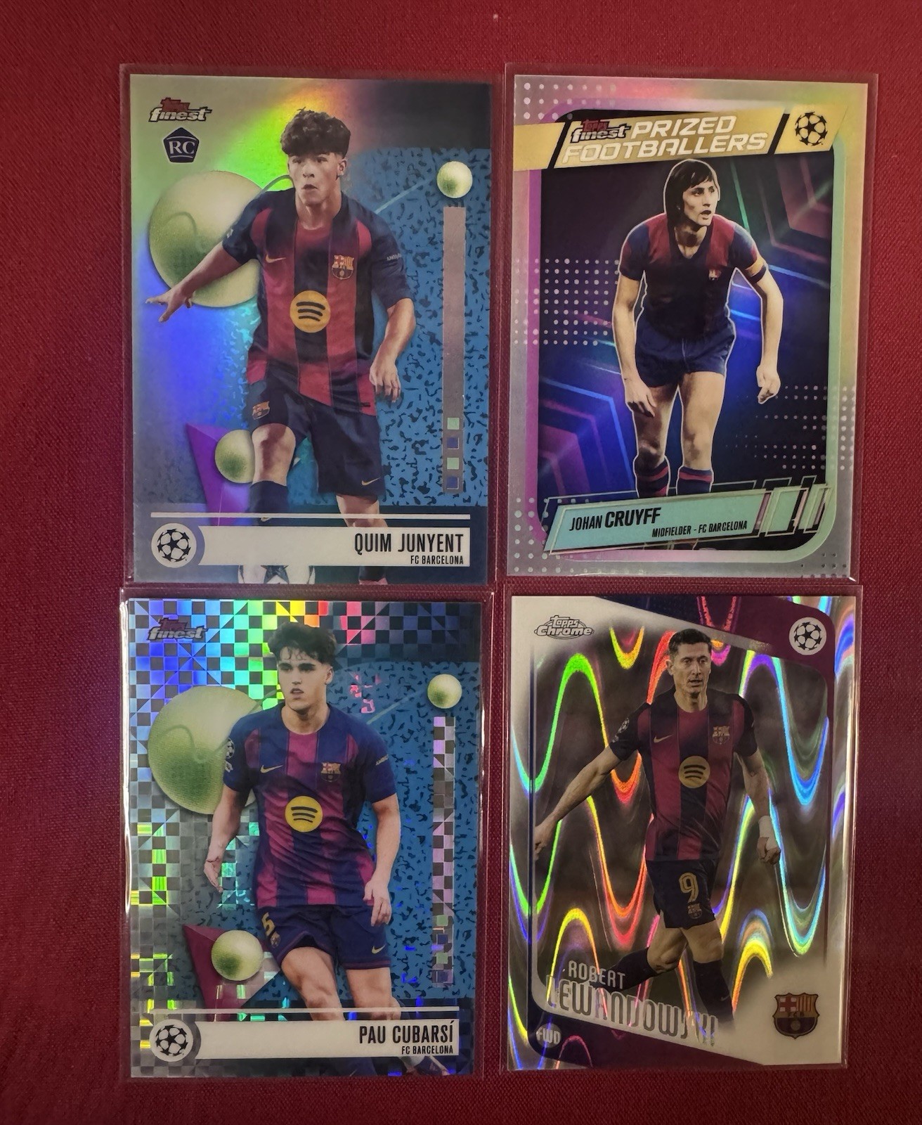 FC BARCELONA 22 CARD LOT AUTOS/NUMBERED & INSERTS Panini/Topps view 20