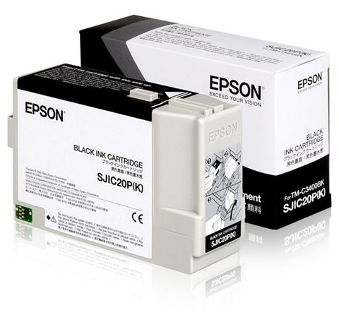 Epson Encre noire TM-C3400BK cartouche jet d'encre pigmentée noir mat haute capacité