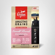 2x 4-lb bag Amazing Grains High-Protein Small Breed Dry Dog Pet Supplies