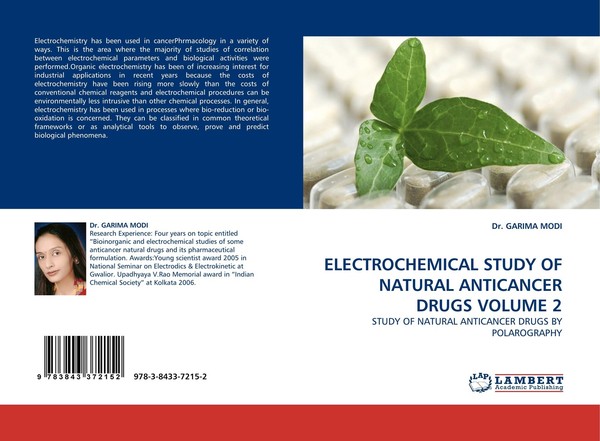 Electrochemical Study OF Natural Anticancer Drugs Volume 2 Garima Modi-image