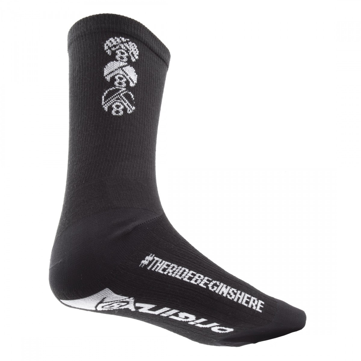 Велосипедные носки Origin8 Hi-Fi Cycling Socks черные LGXL - Отлично отводят влагу 4790₽