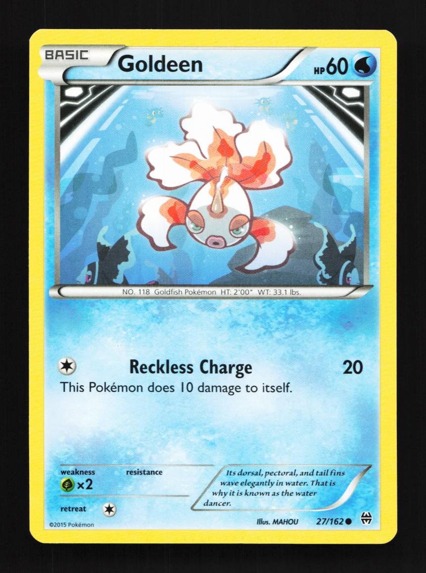 Goldeen 27/162 LP BREAKthrough English Pokemon Card TCG