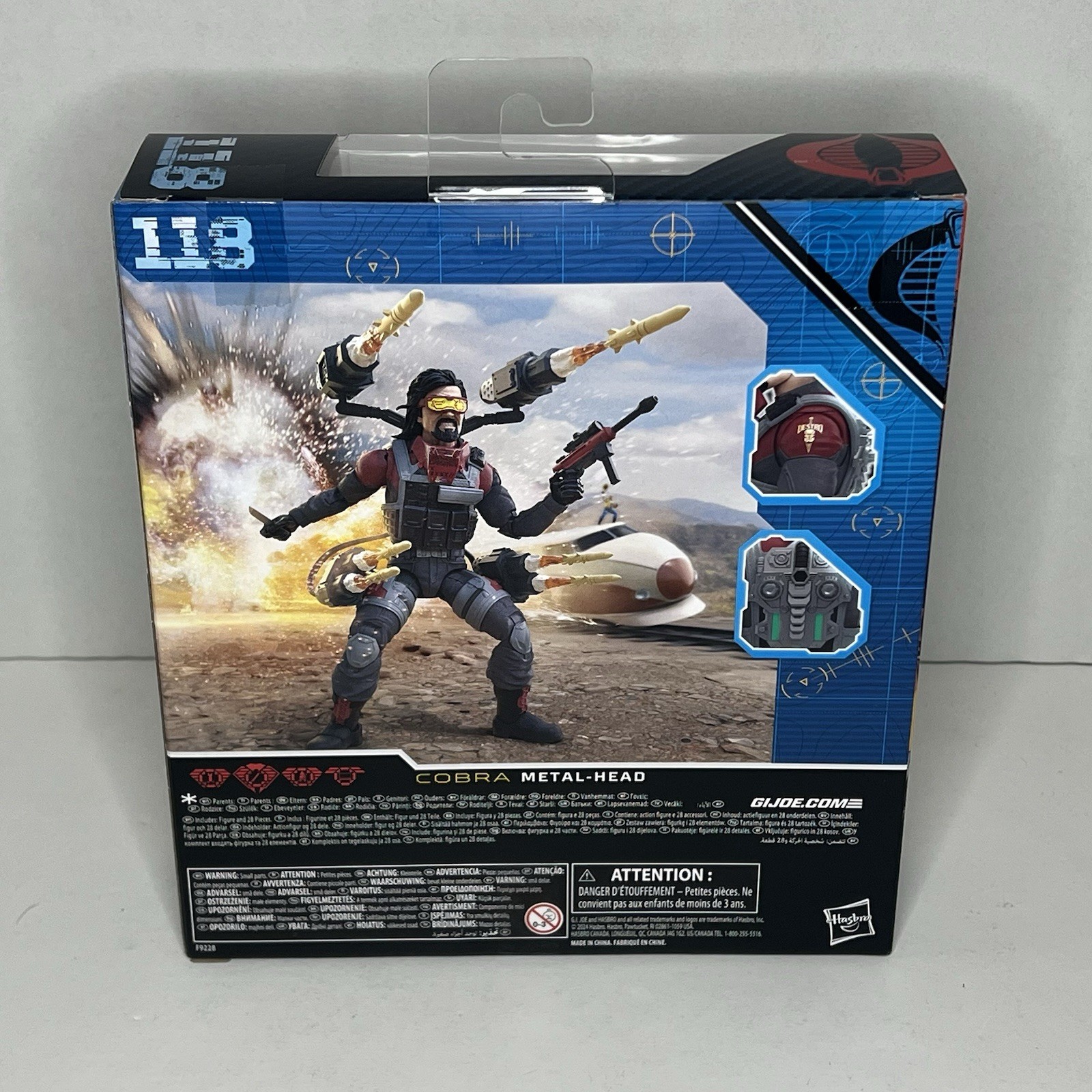 Hasbro G.I. Joe Classified Metal-Head #118 Iron Grenadiers Action Figure Cobra